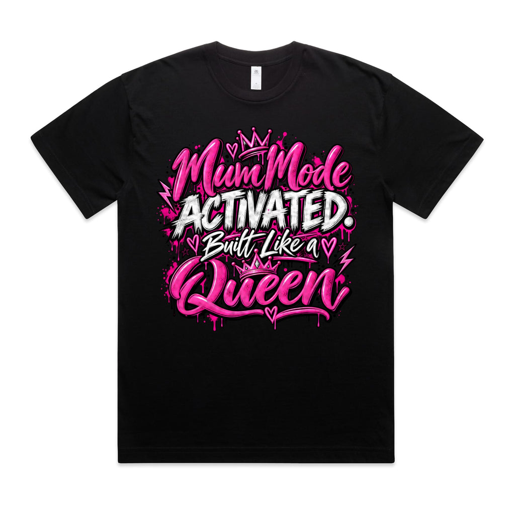 Mum Mode Activated Oversized Tee, front